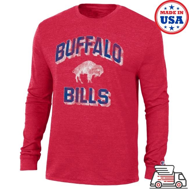Stadium Fit Buffalo Bills Champion Fanatics Tee Late Season Buffalo Bills Jersey at Fanatics