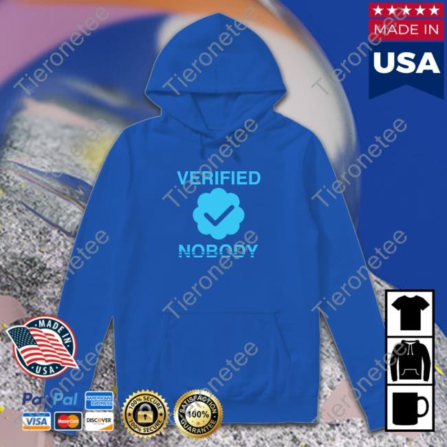 Bridget Phetasy Verified Nobody Hooded Sweatshirt Bridgetphetasy