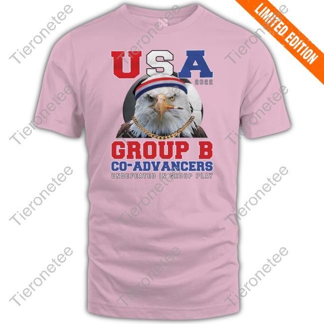Undefeated Usa Barstool Sports Store Usa 2022 Group B Co-Advancers Undefeated In Group Play Shirt