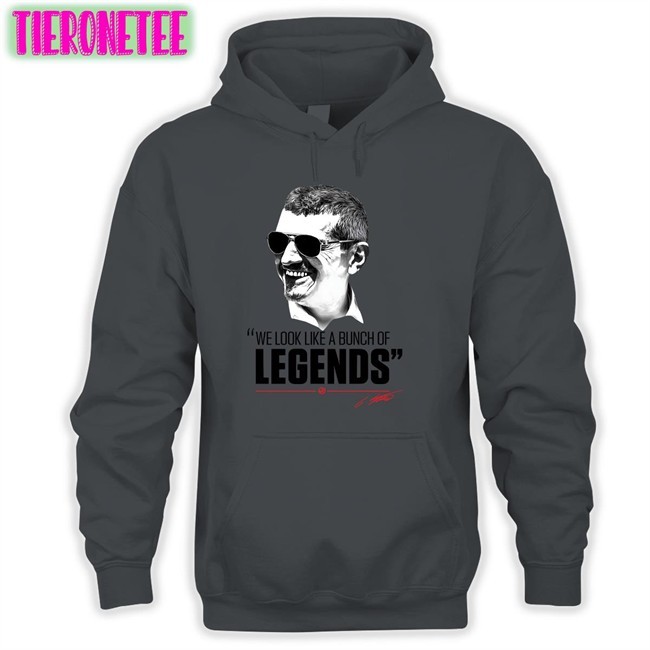 Haas F1 Team ESPN F1 We Look Like A Bunch Of Legends Shirt Guenther Steiner