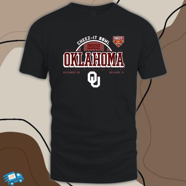 Official Oklahoma Sooners 2022 Cheez-It Bowl December 29 Orlando Tee