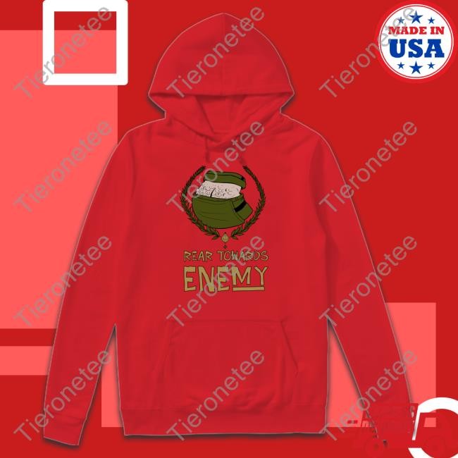 Ryan Mcbeth Merch Rear Towards Enemy Hooded Sweatshirt Bunkerbranding