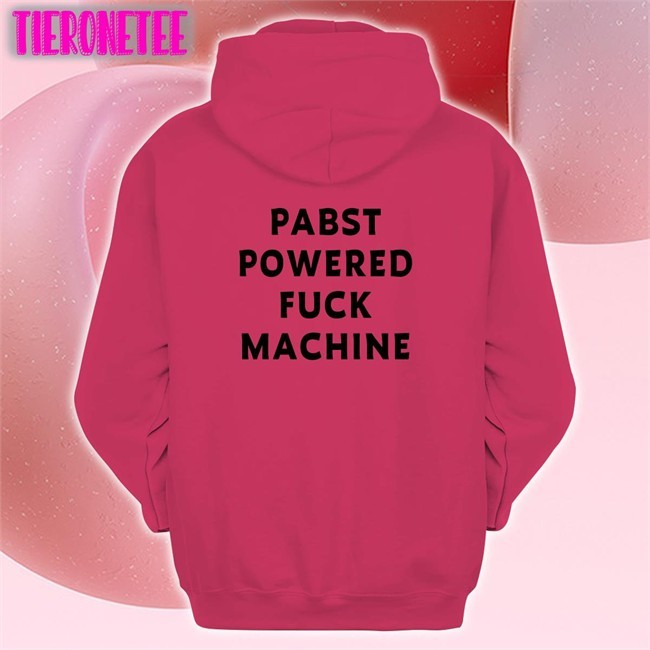 Abbo Pabst Powered Fuck Machine White T Shirt Itsyaboi