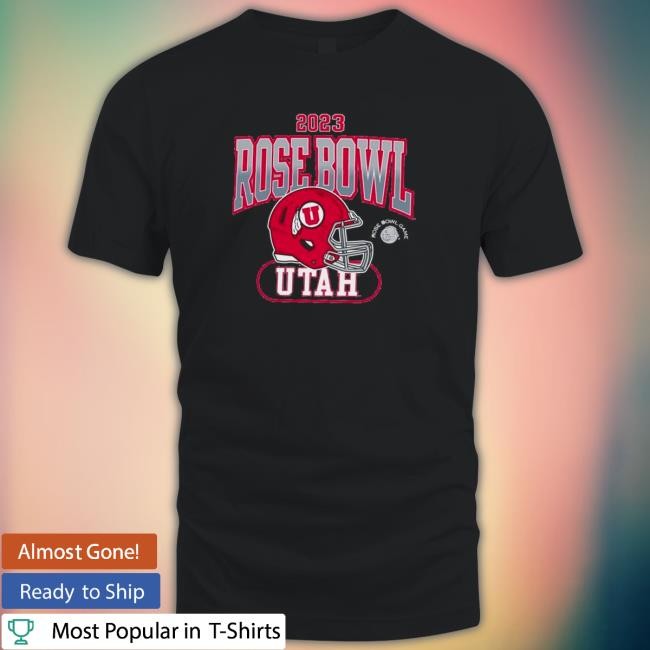 Utah Utes Rose Bowl Game 2023 Vintage Helmet Tee Shirts