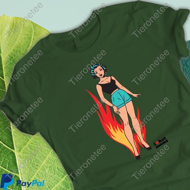 I Heart Hot Moms Pose Shirts