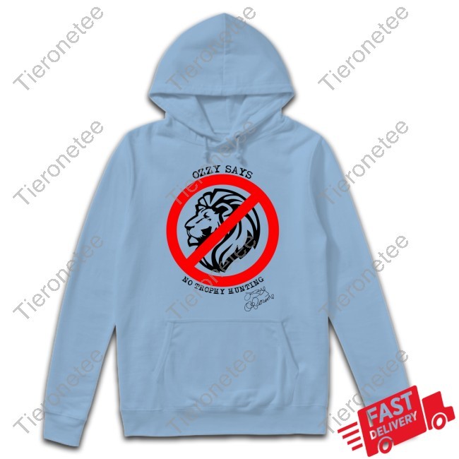 The Ozzy Osbourne "Ban Trophy Hunting" New Shirt