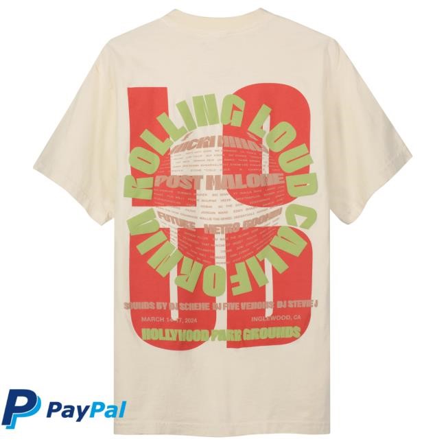 RL LA 24 Fisheye Lineup New Tee Rolling Loud Shop