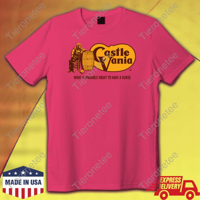 Castlevania What A Horrible Night To Have A Curse Tee Shirt