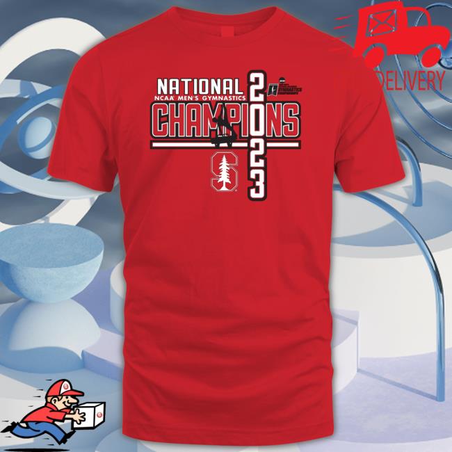 Stanford Cardinal 2023 NCAA Men's Gymnastics National Champions Tee