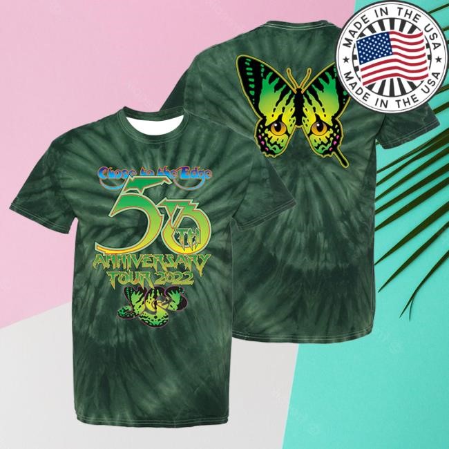 Yes Official Store "Close To The Edge" 50Th Anniversary 2022 Tour Tee