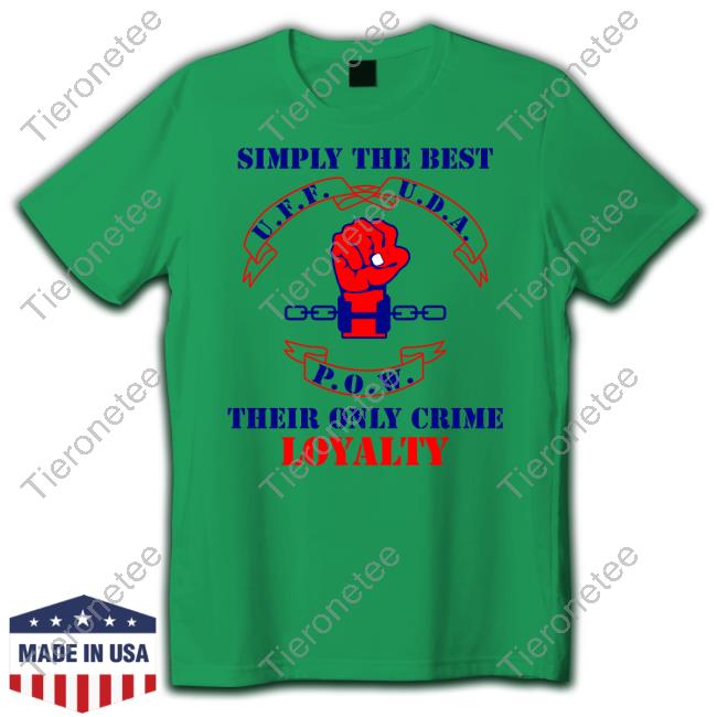 Tina Turner Simply The Best Their Only Crime Loyalty Shirt