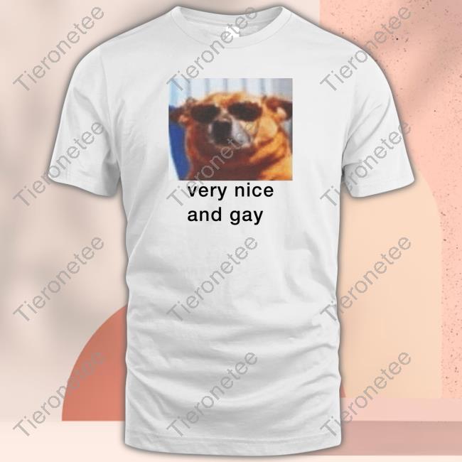Official Dogecore Very Nice And Gay Tee