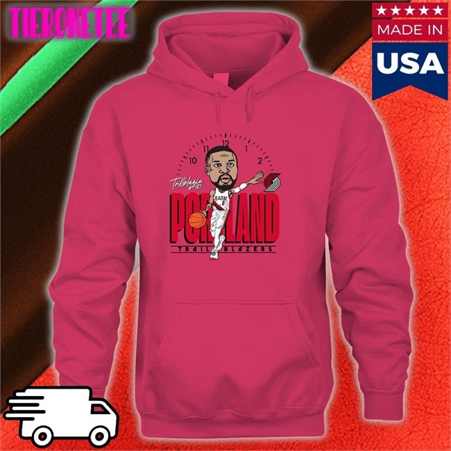 Trillblazin 503 Portland Trail Blazers Baseball Sleeve Tee