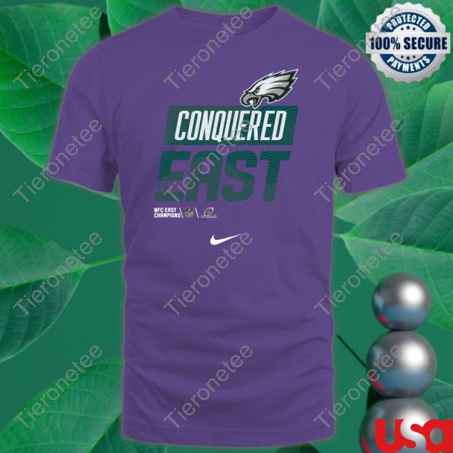 Philadelphia Eagles Conquered The East t shirt Toddler Nike Philadelphia Eagles 2022 NFC East Champions Conquered The East shirt Philadelphia Eagles Shop John Clark Darius Slay