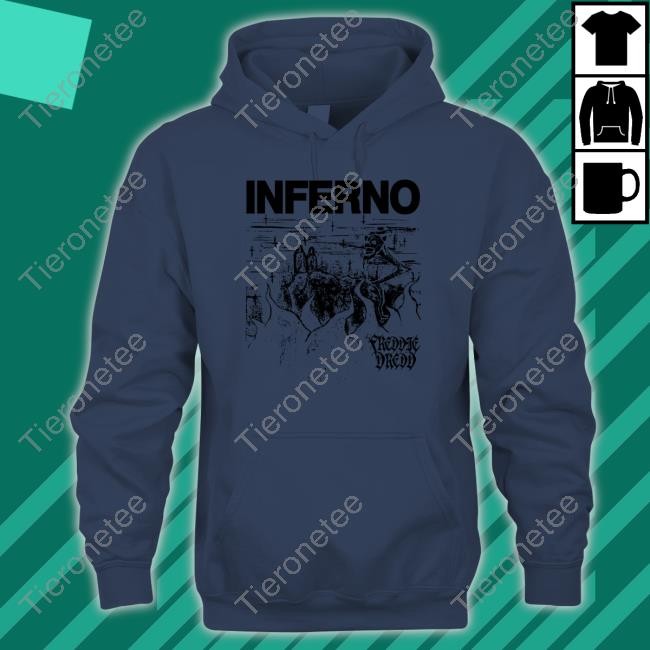 Freddie Dredd Inferno Long Sleeve Official Freddie Dredd Inferno Hoodie