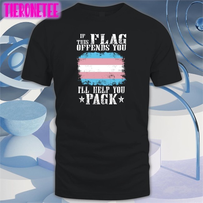 Vampire Catboy Trans If This Flag Offends You I'll Help You Pagk Tank Top