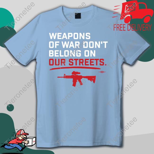 Official VoteVets PX Weapons Of War Don't Belong On Our Streets Long Sleeve Tee