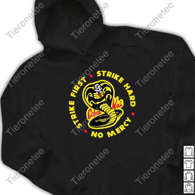 Ripple Junction Cobra Kai Boys Shirt Logo Black