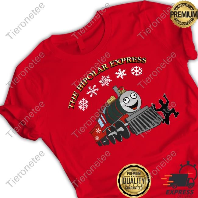 The Bipolar Express Christmas Hooded Sweatshirt