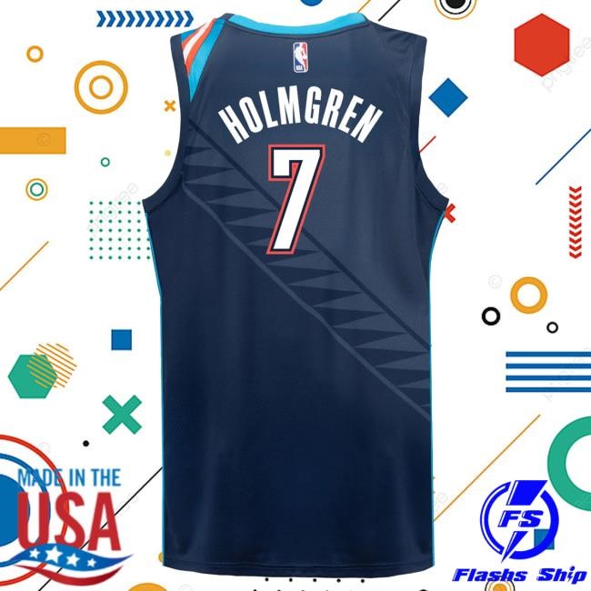NBA Basketball Oklahoma City Thunder Chet Holmgren 2025-26 Youth City Oklahoma City Thunder 2025-26 NBA Basketball City Edition Youth Chet