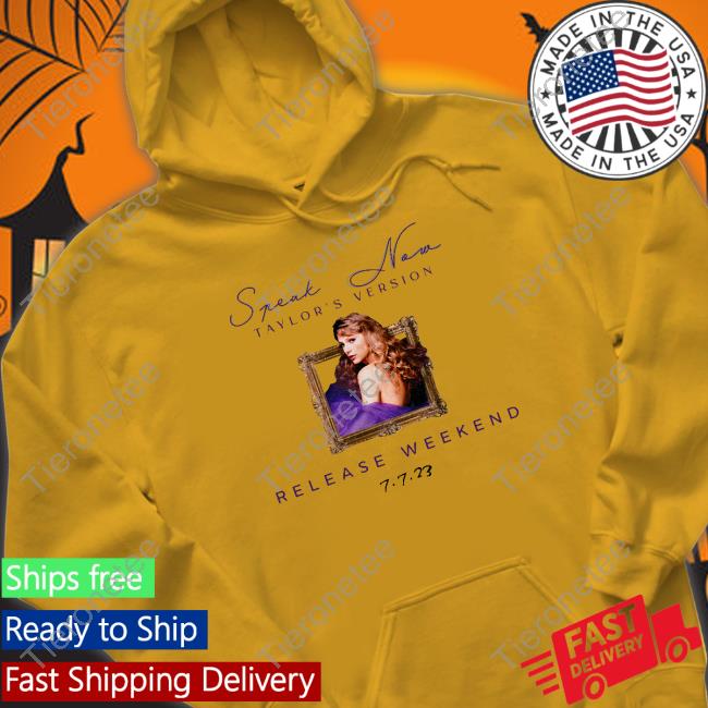 Official Taylor Swift Speak Now Taylor's Version Release Weekend 7 7 2023 Tee