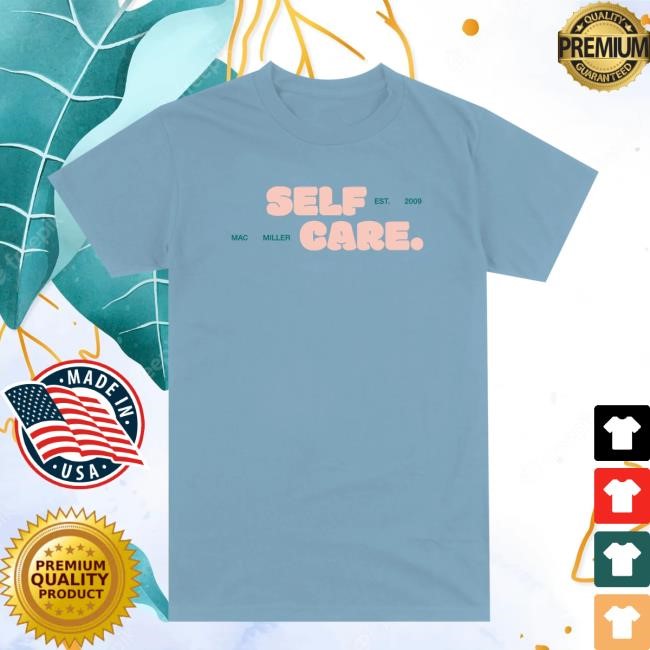Self Care Bubble Blue New Tee – Mac Miller Store