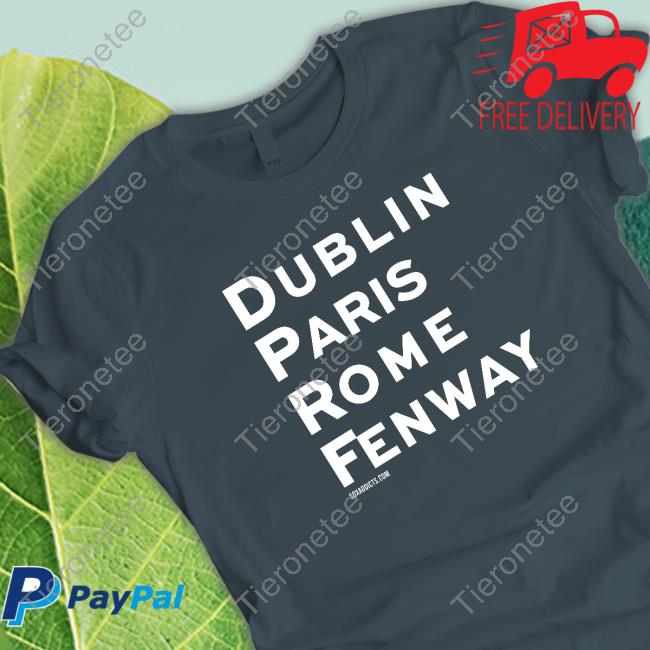 Sox Addict Famous Places Dublin Paris Rome Fenway Cap
