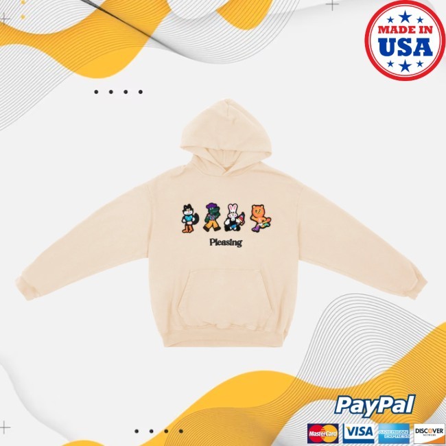 The Fancy Friends Character Sweatshirt Hoodie in Sky Pleasing Shop Apparel