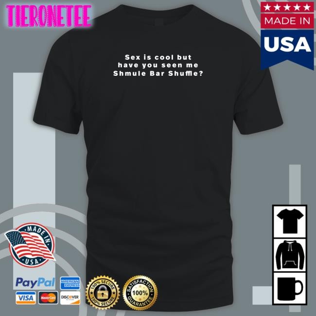 Vandy 222 Merch Sex Is Cool But Have You Seen Me Shmule Bar Shuffle Crewneck Sweatshirt Freezertarps222