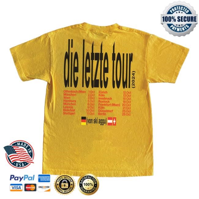 Ski Aggu Die letzte Tour New T-Shirt Ski Aggu Merch