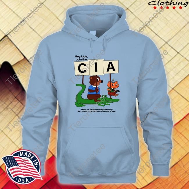 Hey Kids Join The Cia. Long Sleeve Tee Shirt Hey Kids Join The Cia. Shirt