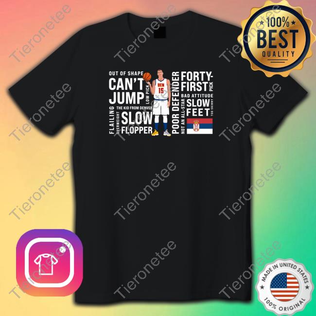 Denver Nuggets Nikola Jokic MVP Tee Shirt