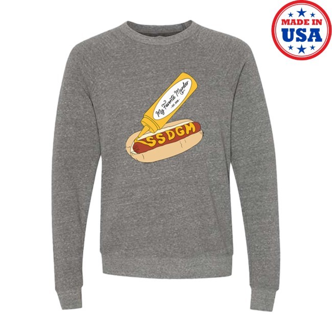 SSDGM Hot Dog Sweatshirt Exactly Right Media Official Podcast Merchandise