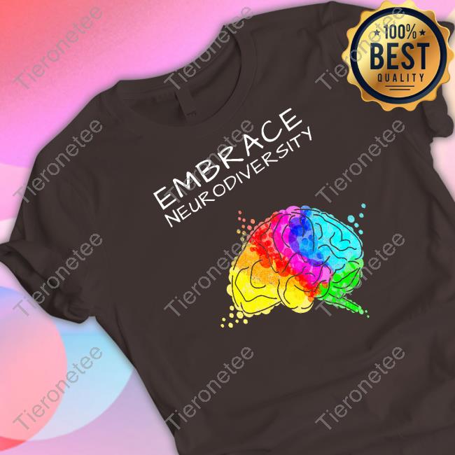 White Embrace Neurodiversity T-Shirt