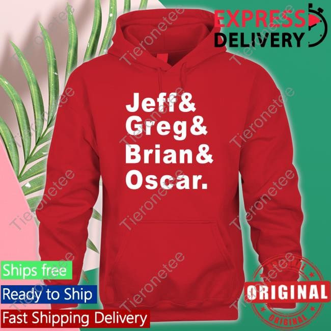 Jeff Greg Brian Oscar Long Sleeve Tyler Greever Hoodie