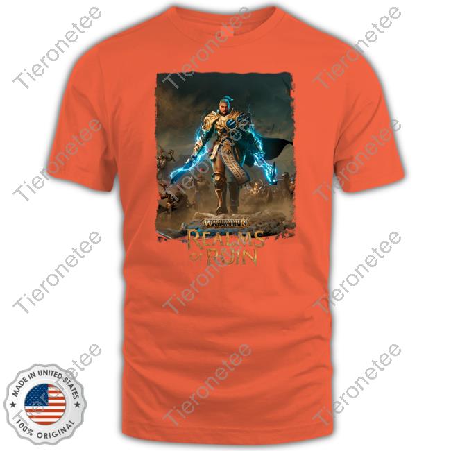 Warhammer Merch Warhammer Age Of Sigmar: Realms Of Ruin Black Shirts