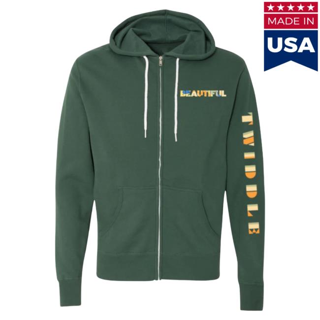 Official Twiddle Merch Store Beautiful Zip Up Pullover Hoodie