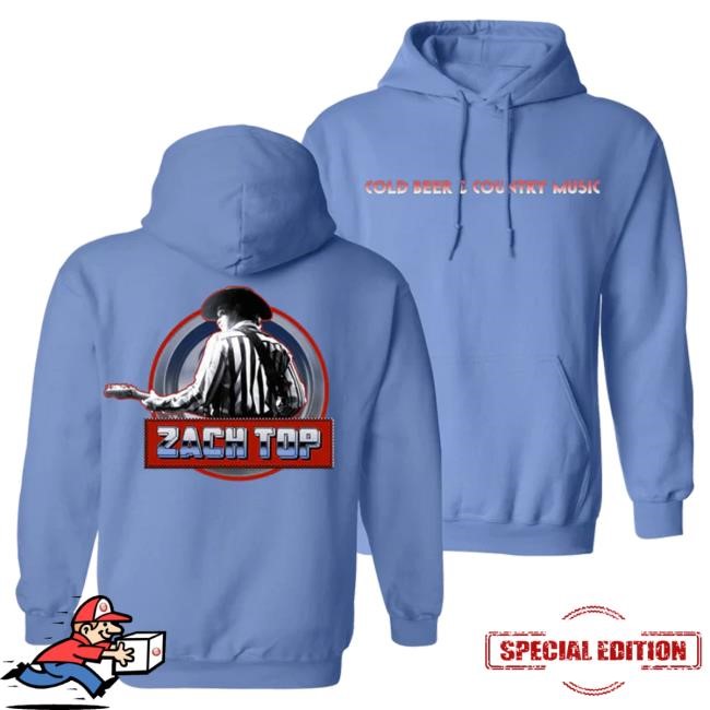 The Can Hoodie Zach Top Vintage Look Graphic Hoodie | Zach Top Official | Country Music Fan Gear