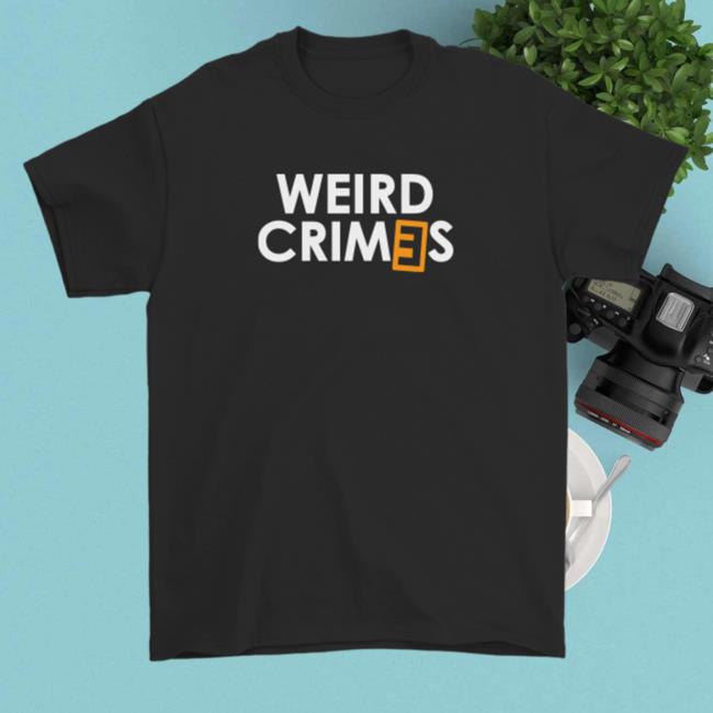 Official Weird Crimes Merch Weird Crimes Logo Black Hoodie