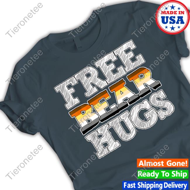 Official Pride Flag Free Bear Hugs Shirt