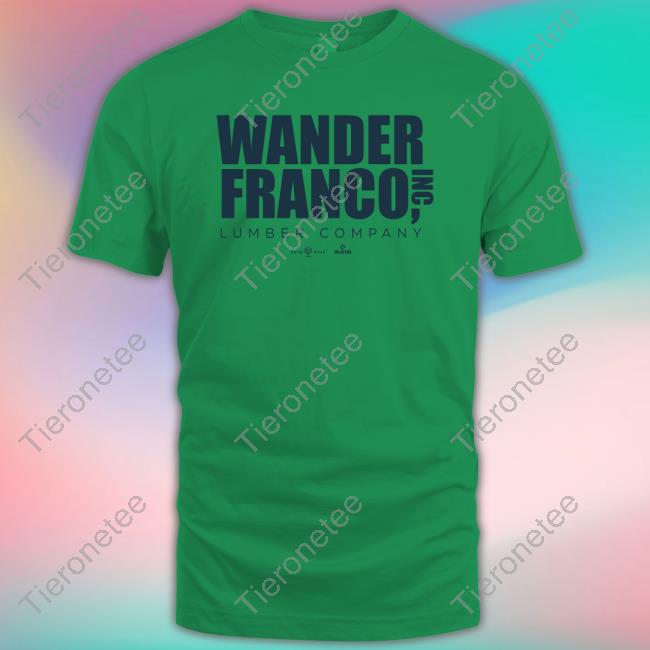 Tampa Bay Rays Rotowear Merch Wander Franco Lumber Company Tee Shirt