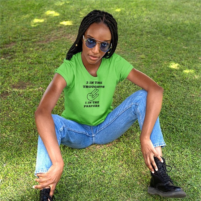Shirts That Go Hard Merch 2 In The Thoughts 1 In The Prayers Crewneck Sweatshirt
