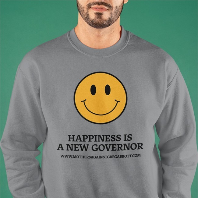 Carol Ireton-Jones Drcijrd Mothers Against Greg Abbott Merch Happiness Is A New Governor Shirt