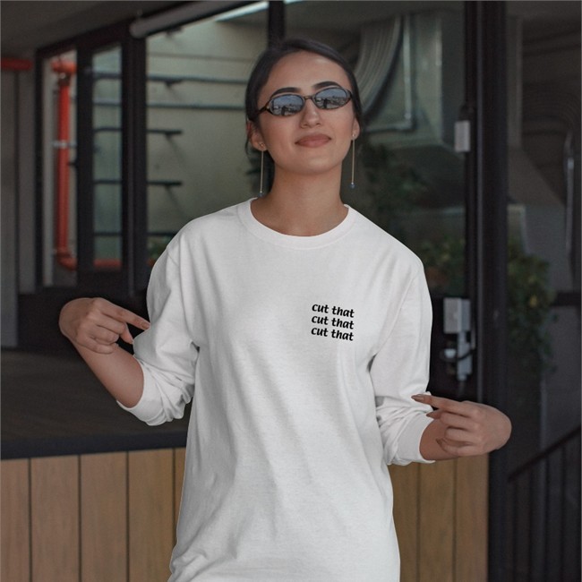 Always Sunny Merch Cut That Long Sleeve T Shirt Always Sunny Merch Cut That Long Sleeve T Shirt