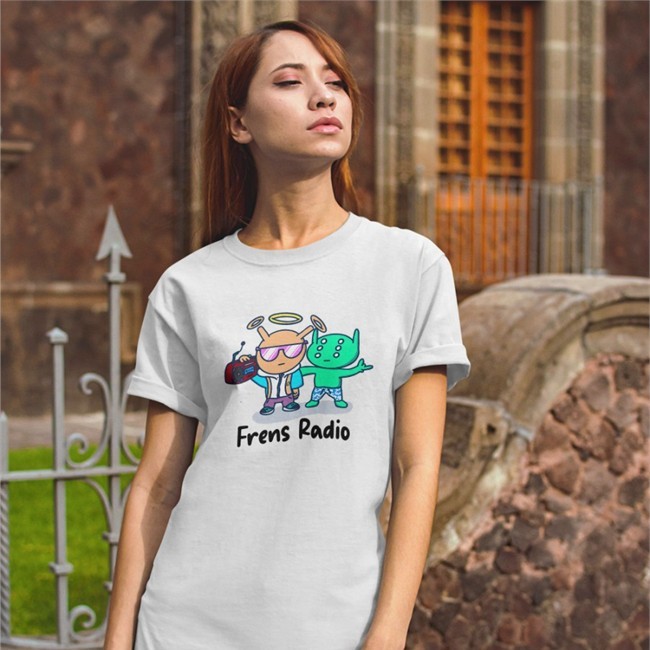 Frens Radio Tee Shirt White frensradio