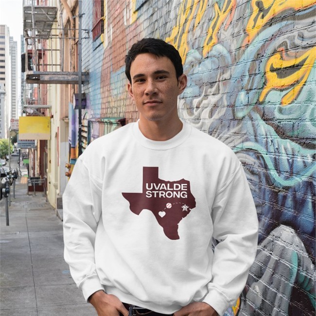 Julia Morales Houston Astros Uvalde Strong Shirt White