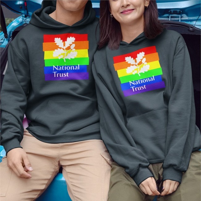 Pride LGBTQ National Trust Hooded Sweatshirt Luke Pollard MP