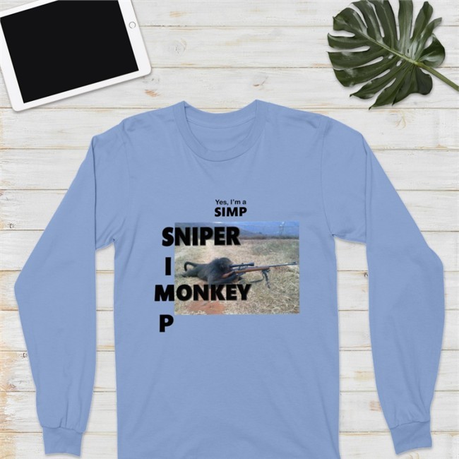 Yes I'm A Simp Sniper I Monkey P T Shirt