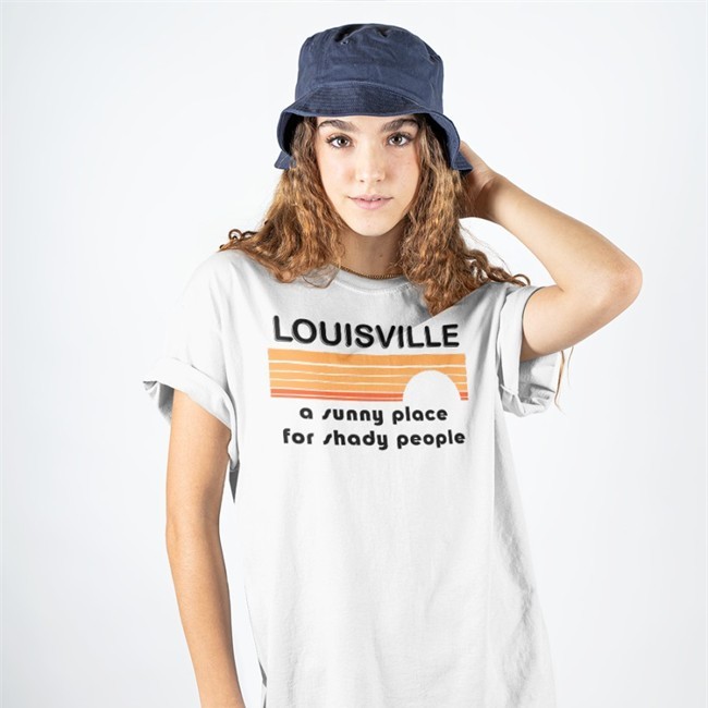Louisville A Sunny Place For Shady People Long Sleeve T Shirt