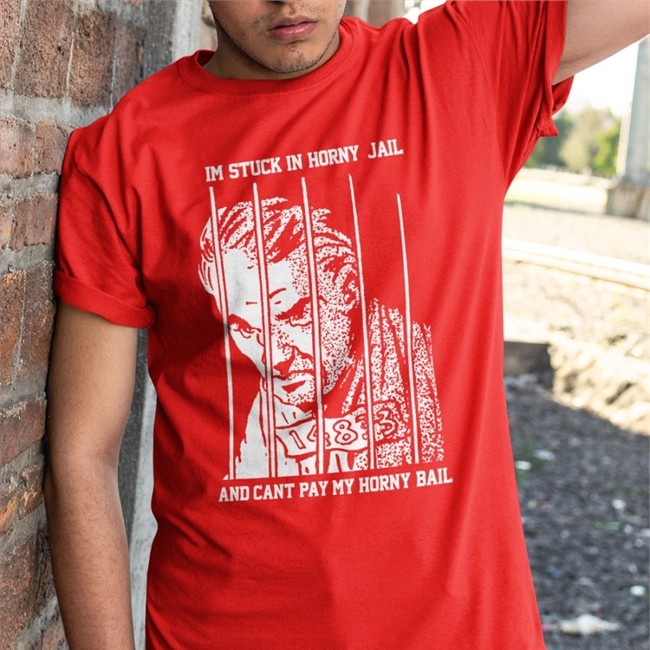 Im Stuck In Horny Jail And Cant Pay My Horny Bail Shirt Shirts That Go Hard